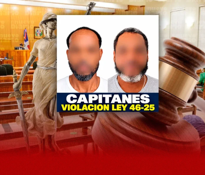 Capitanes de viaje ilegal en Samaná.