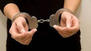Mujer arrestada por dejar hombre inconsciente.