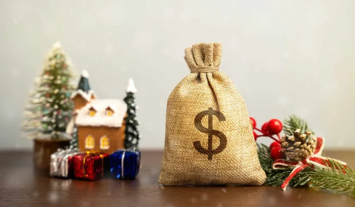 Bombillitos navideños en hogares dominicanos.