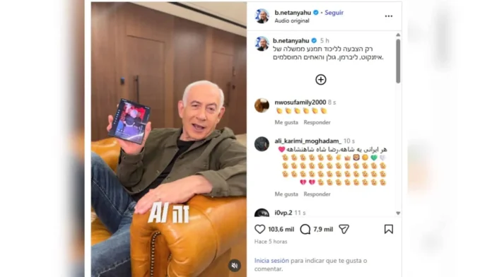 Netanyahu bailando 