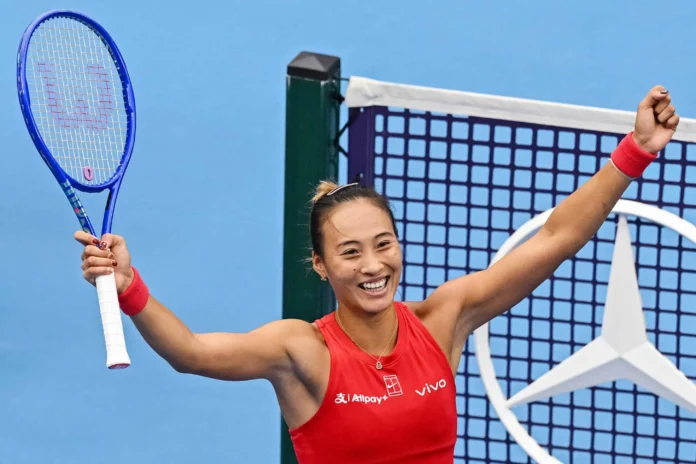 Zheng Qinwen y Mirra Andreeva en final